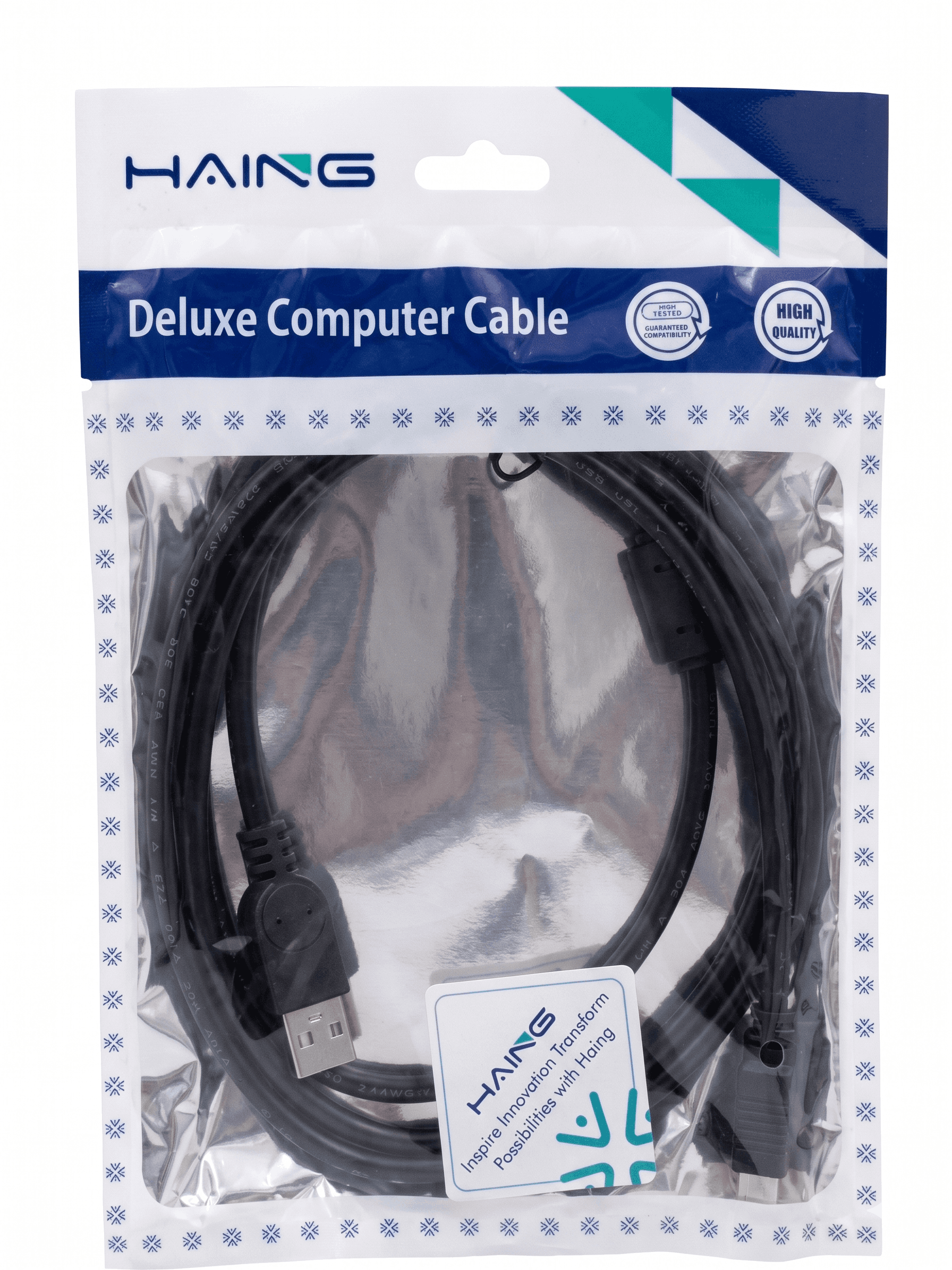 HAING  HI-0105-U2B USB 2.0 PRINTER CABLE 1.5M