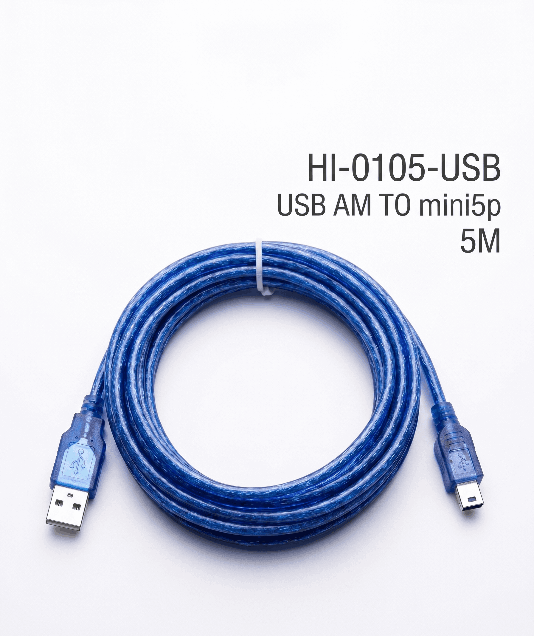 HAING USB AM TO MINI5P CABLE 5M (HI-0105-USB)
