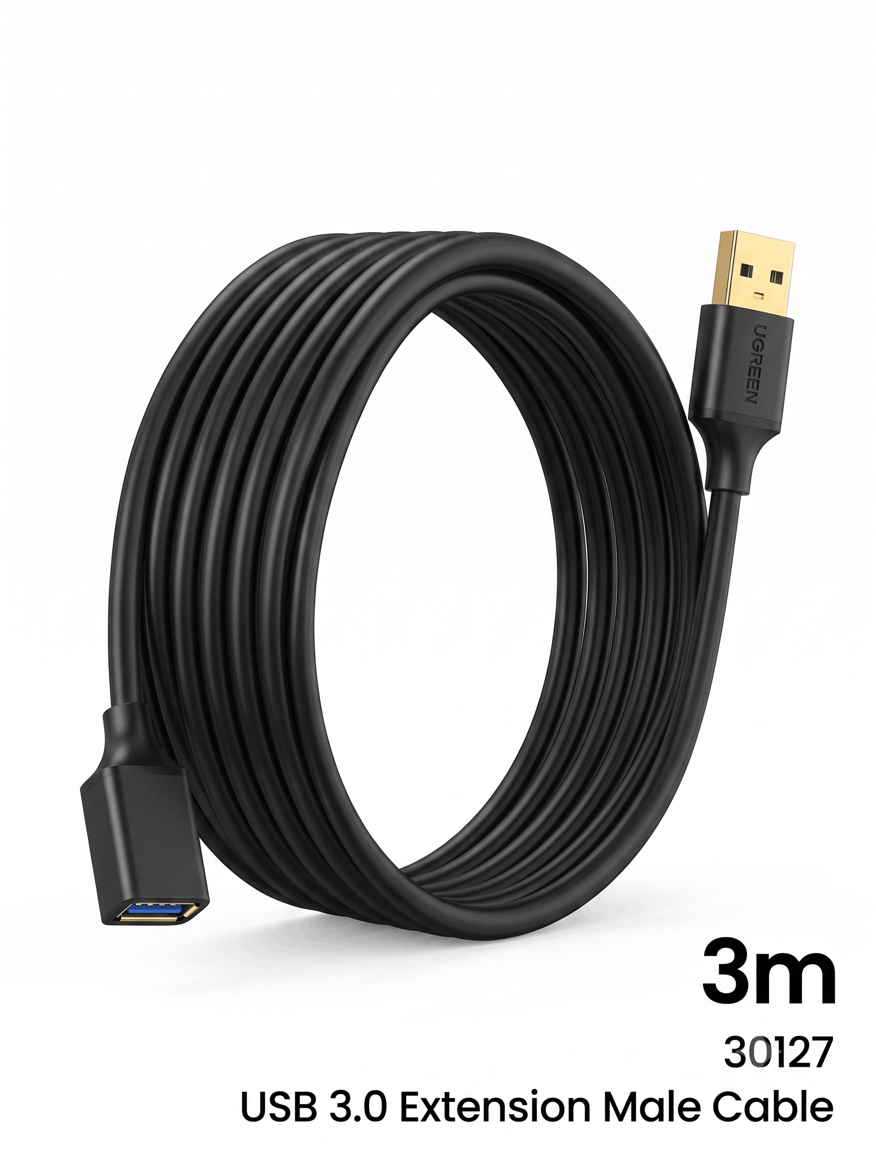 UGREEN  USB 3.0 EXTENSION CABLE 3M (30127)