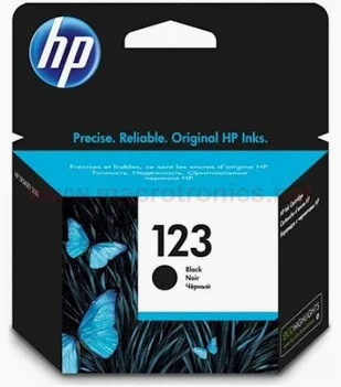 HP 123 BLACK ORIGINAL INK CARTRIDGE