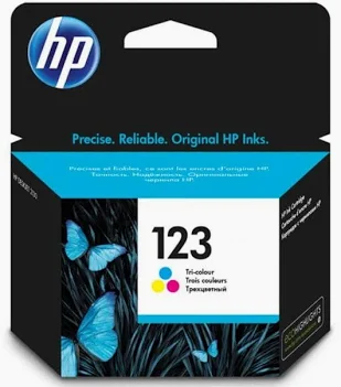 HP 123 TRI-COLOR ORIGINAL INK CARTRIDGE