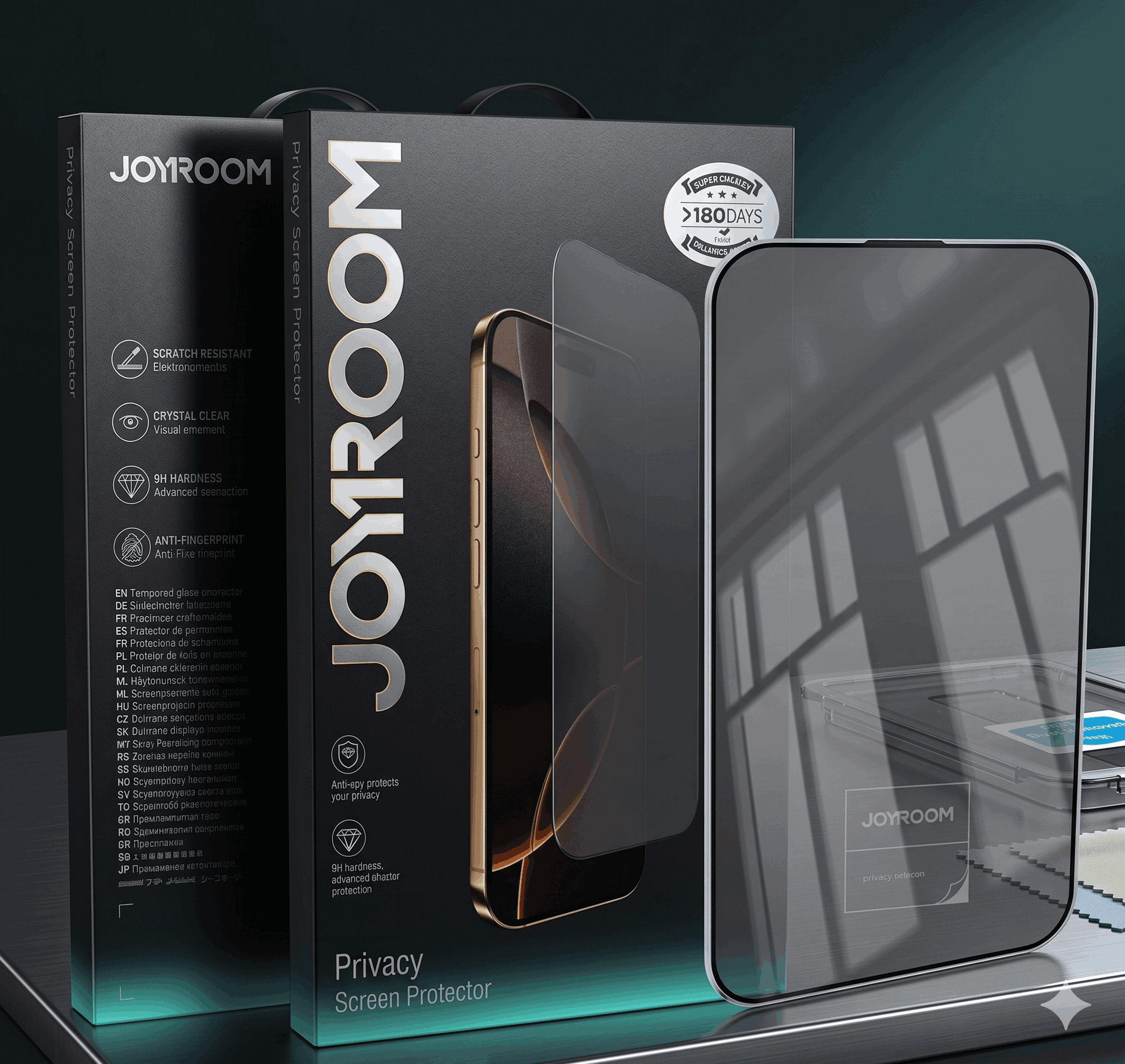 JOYROOM PRIVACY SCREEN PROTECTORS FOR IPHONE (12-17PRO MAX)