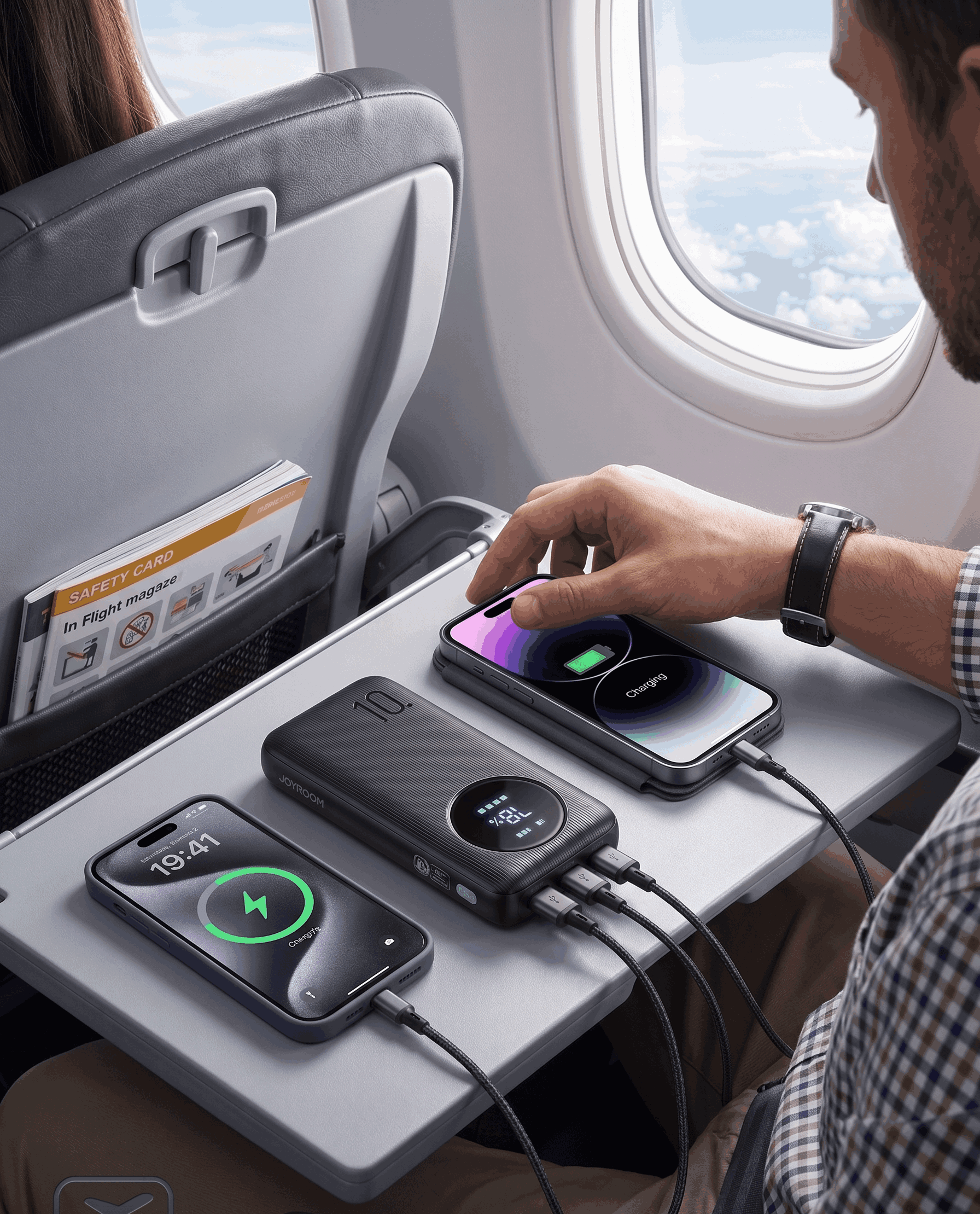JOYROOM 2.4A LED POWER BANK 10000mAh (JR-PBF12)