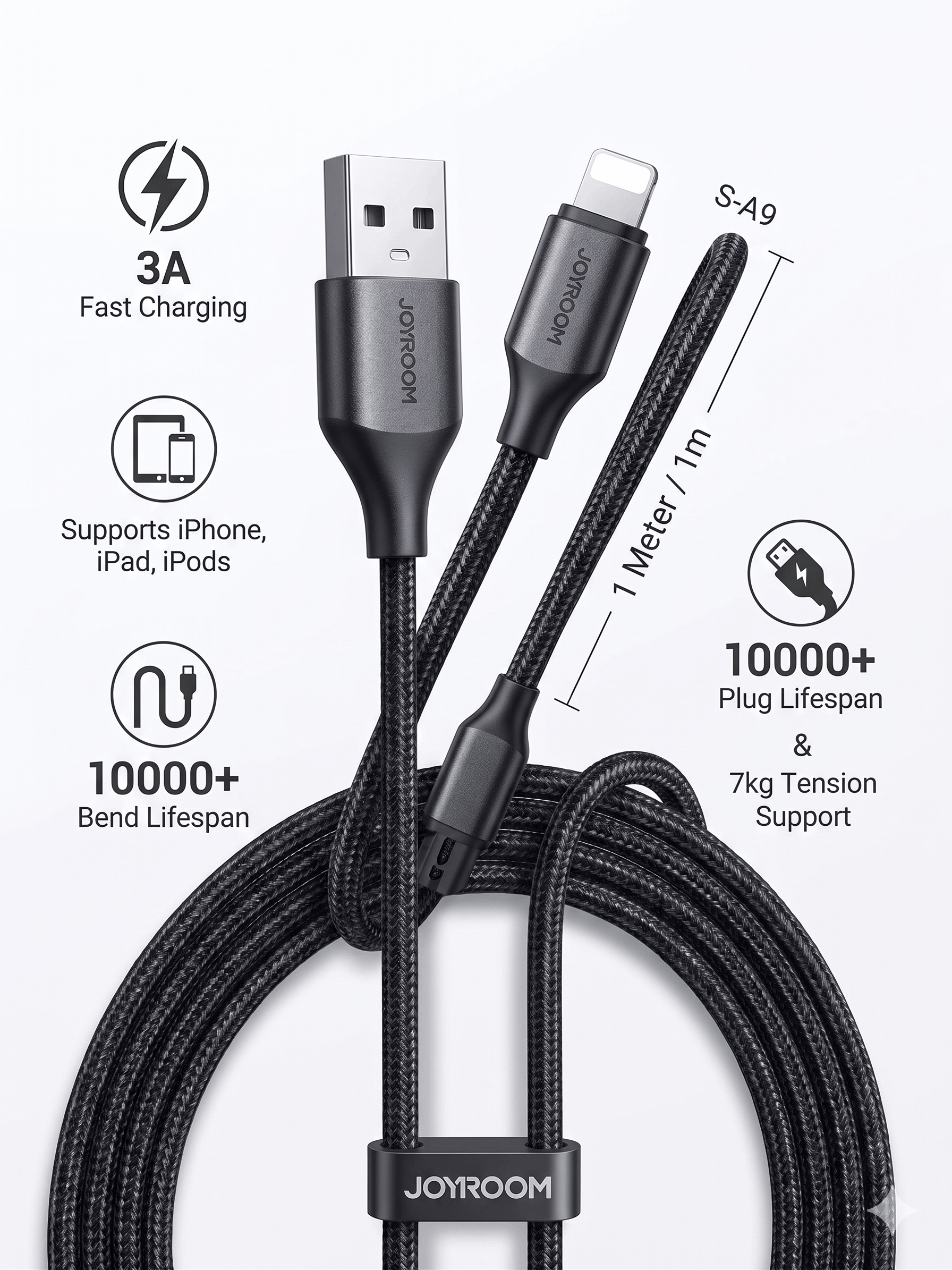JOYROOM Fast Charging Data Cable USB-A to Lightning 