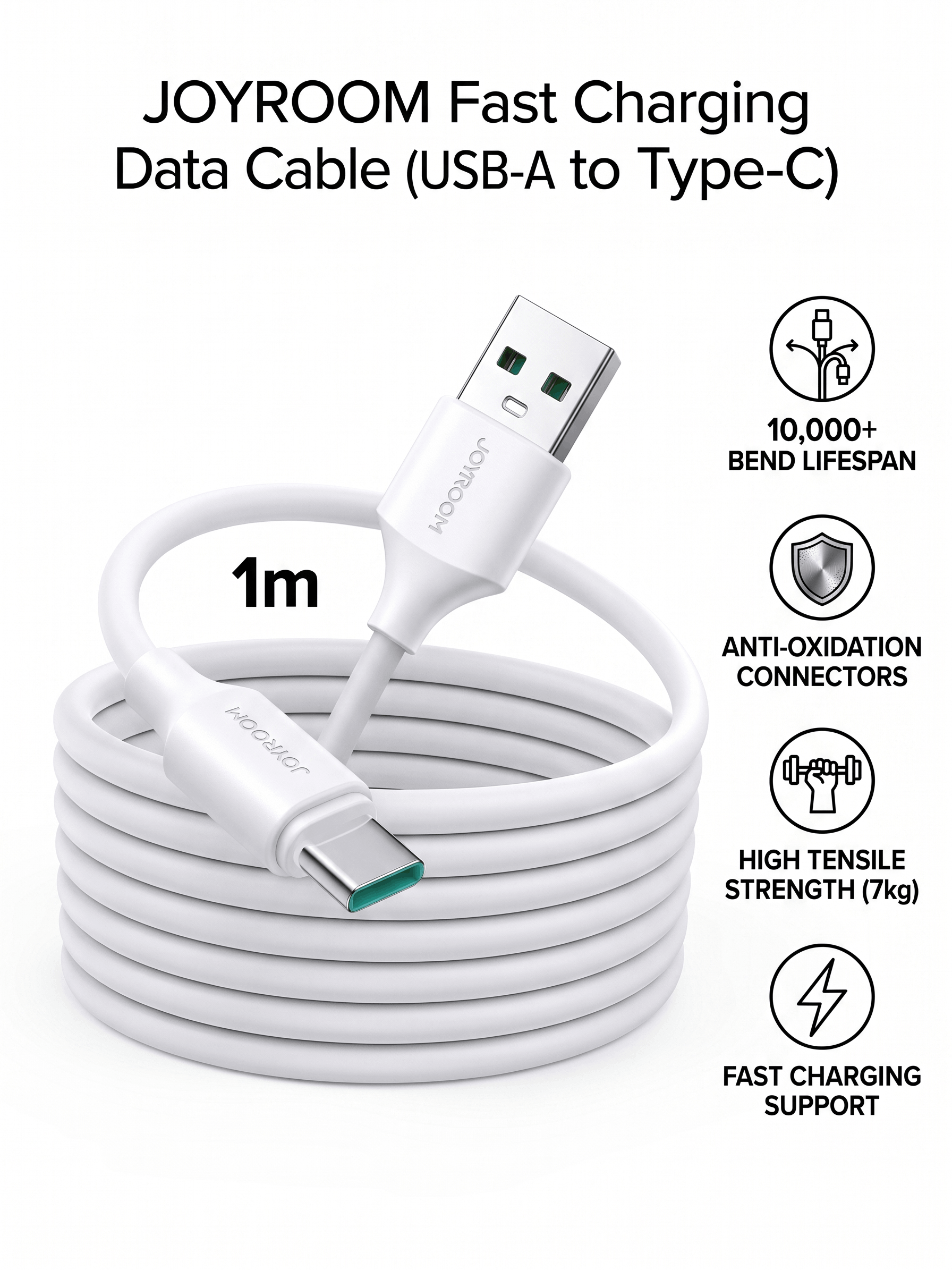 JOYROOM Fast Charging Data Cable USB-A to type-C 1M (S-A9)