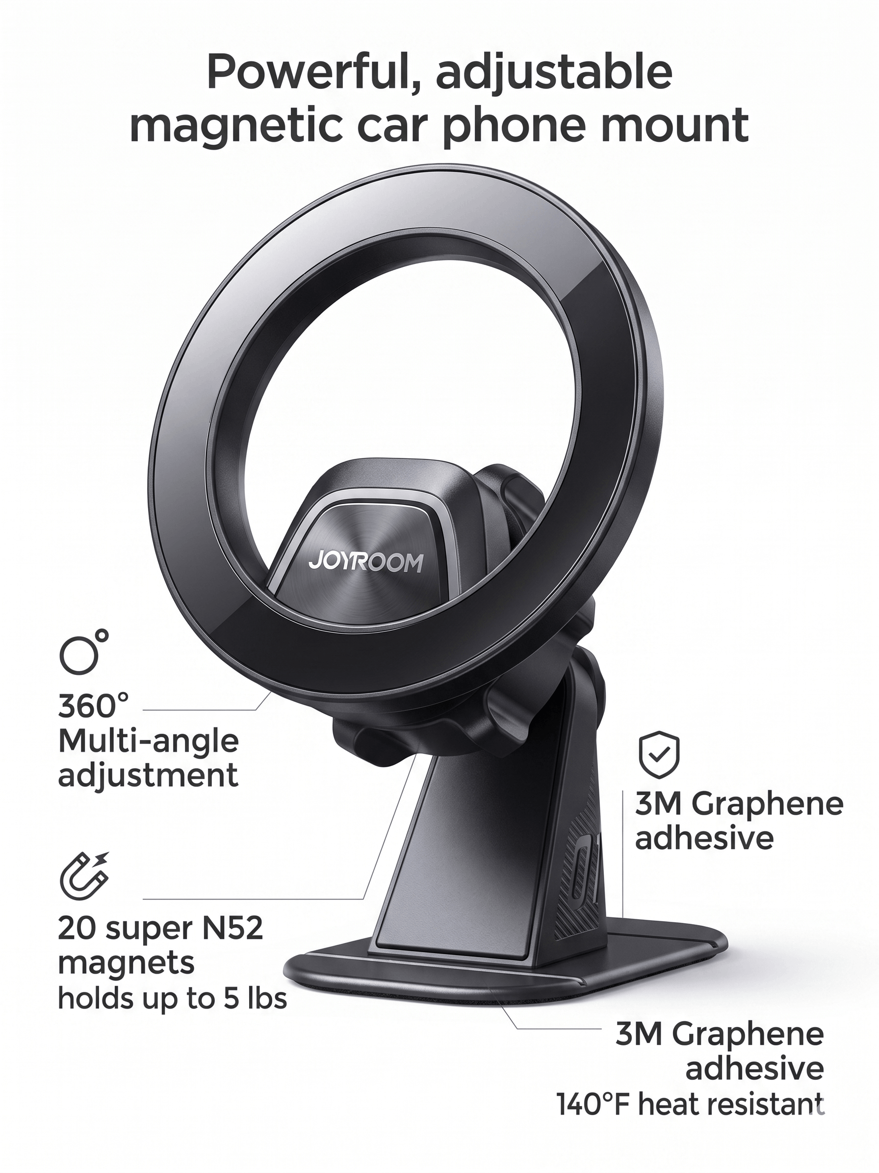 JOYROOM Magnetic Car Phone Holder (JR-ZS376)