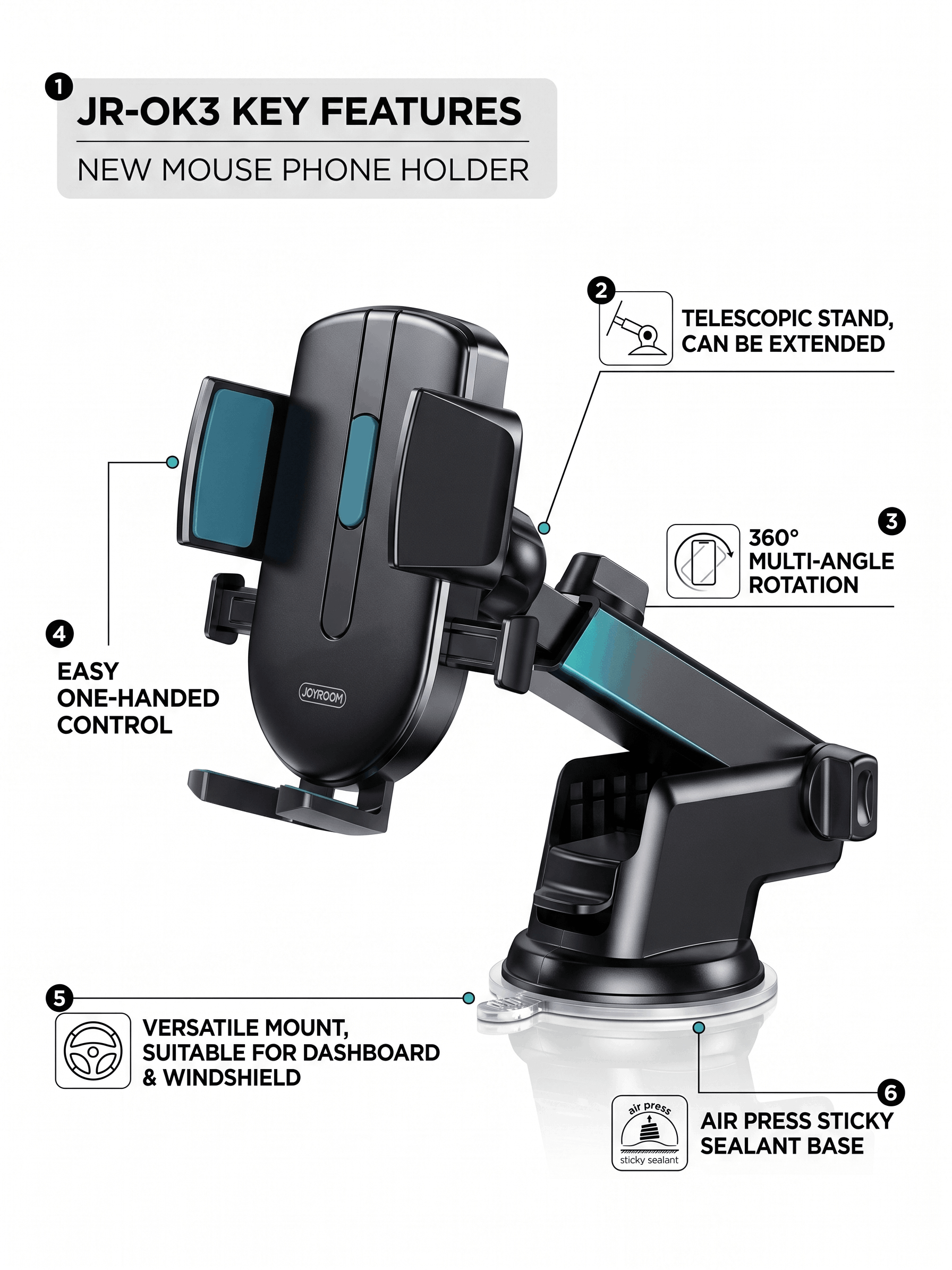 JOYROOM Car Phone Holder