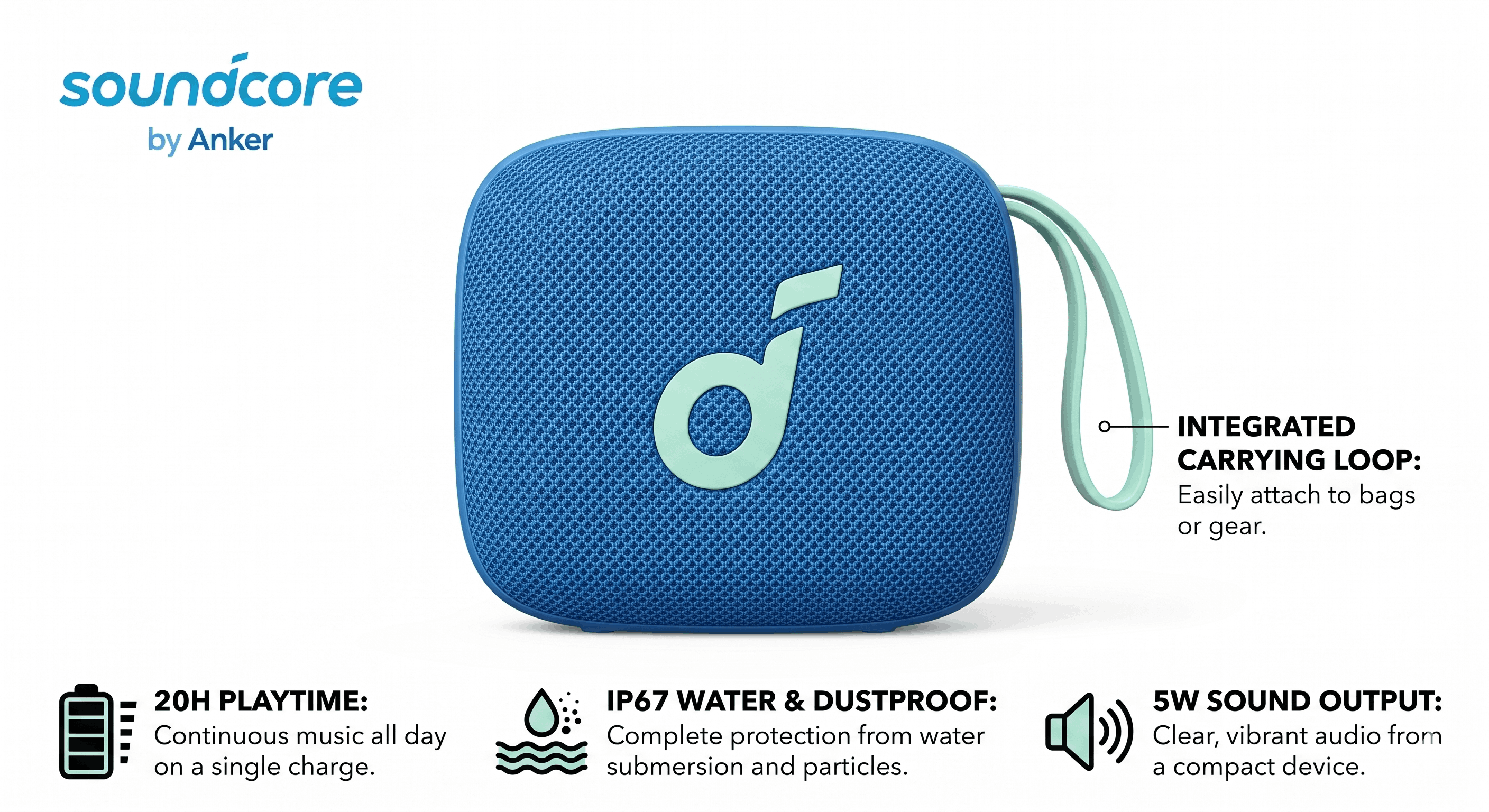 ANKER SOUNDCORE SELECT 4 GO BLUETOOTH SPEAKER