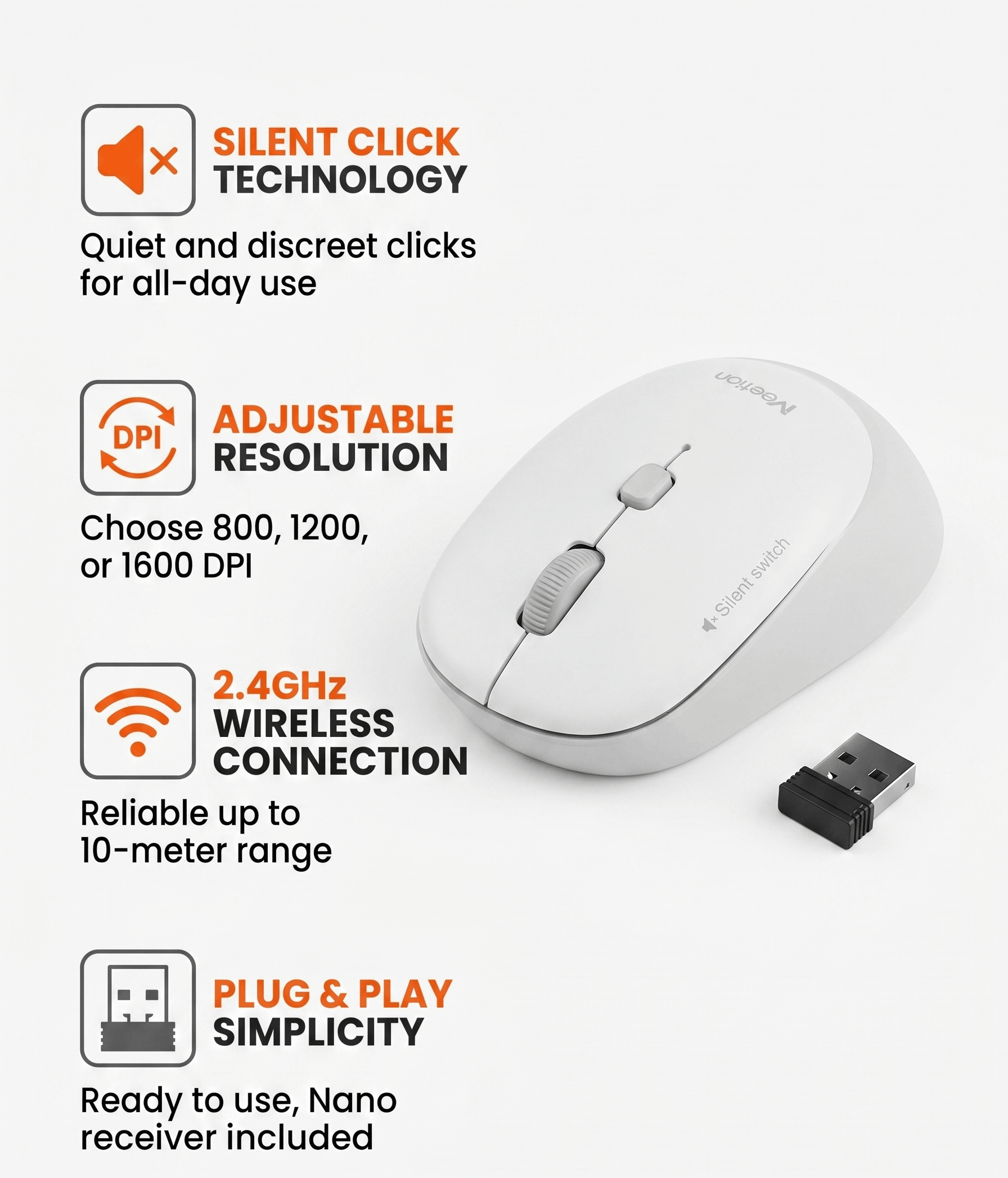 MEETION R571 WIRELESS MOUSE