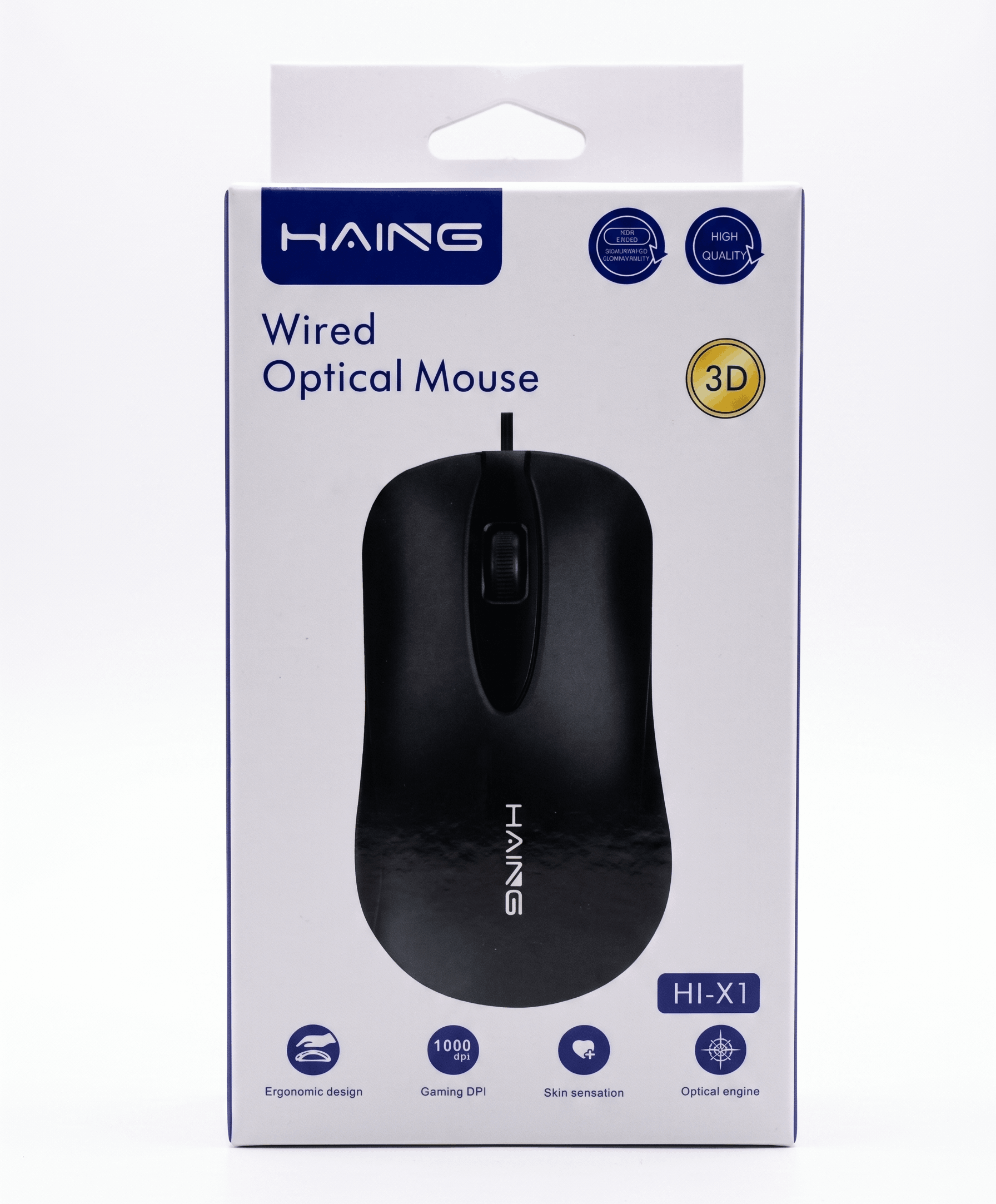 HAING HI-X1 WIRED OPTICAL MOUSE