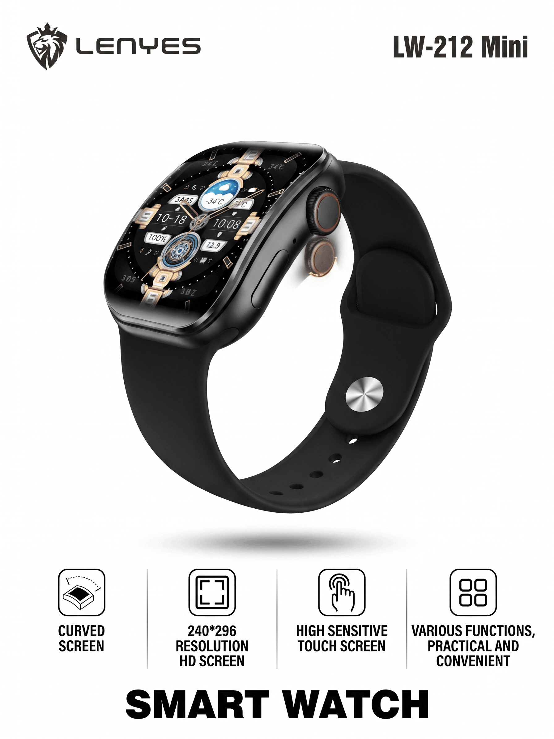LENYES LW-212 MINI SMART WATCH