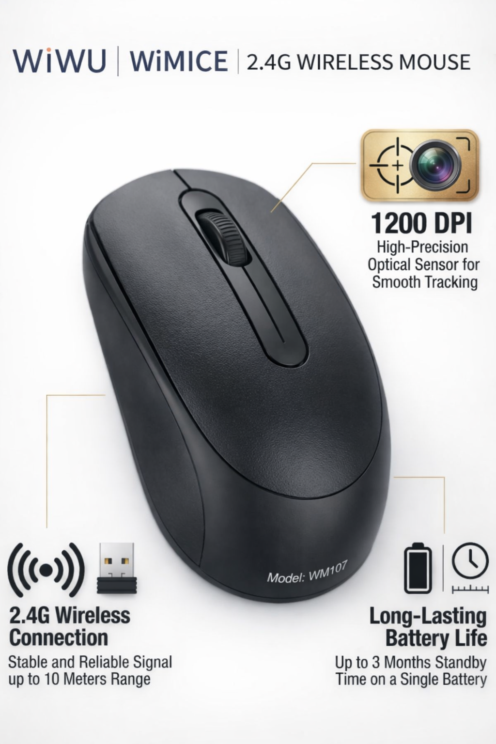 WIWU WIMICE 2.4G WIRELESS MOUSE