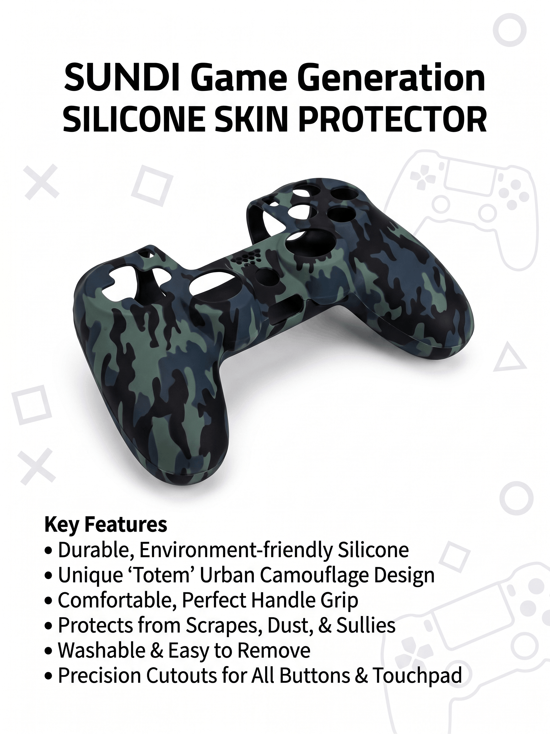 PS4 CONTROLLER SILLICONE SKIN PROTECTOR