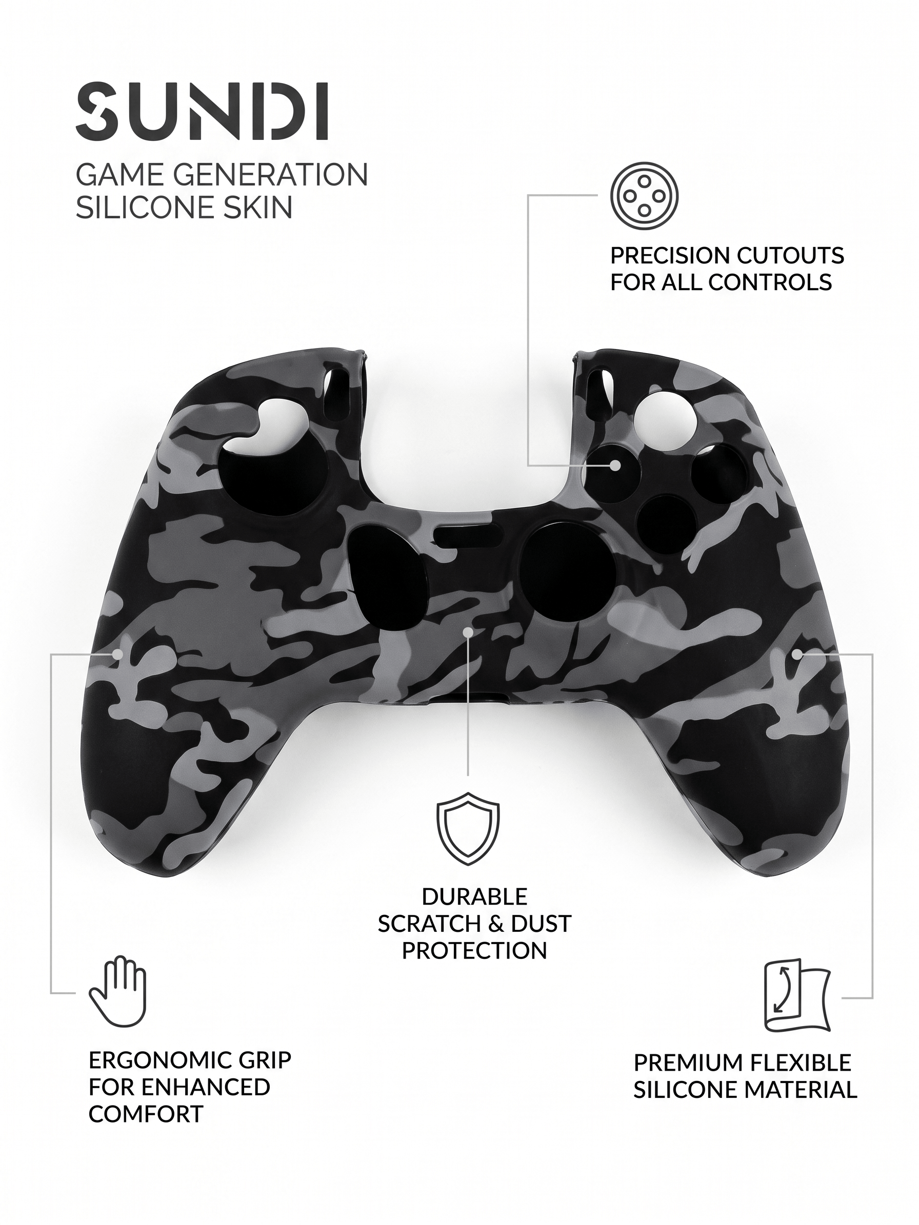 PS4 CONTROLLER SILLICONE SKIN PROTECTOR